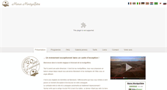 Desktop Screenshot of marocmontgolfiere.com