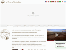 Tablet Screenshot of marocmontgolfiere.com
